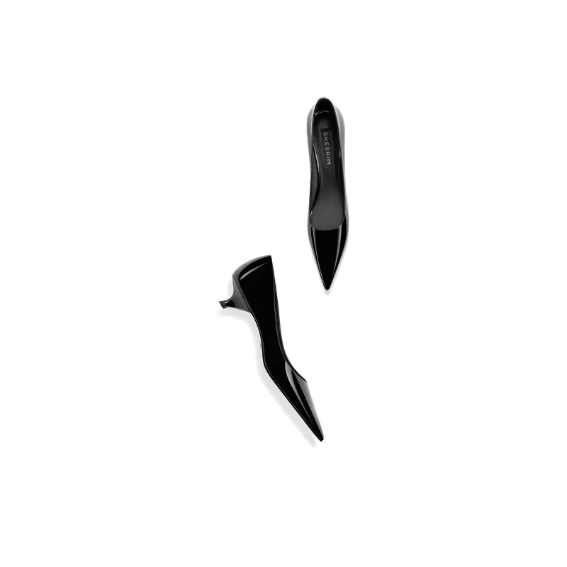 Shesrim Flared Heel High Heels Women's-2