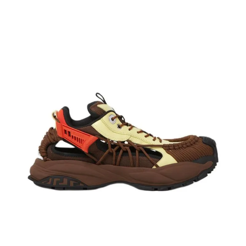 VERSACE Mercury M_VS_01 Low Top Casual Shoes Men's Brown-1