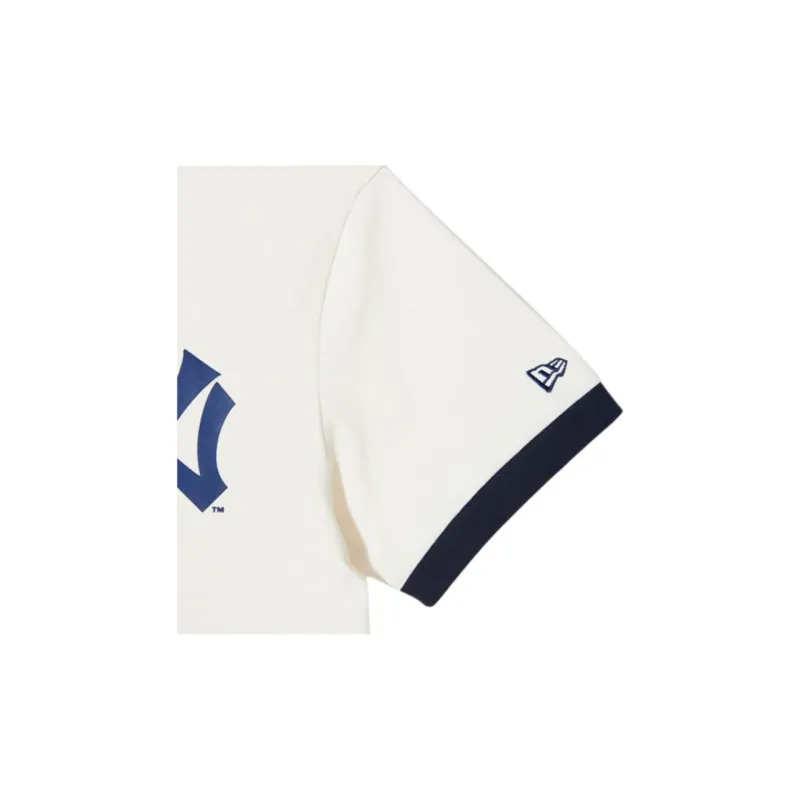 New Era T Shirts Unisex Beige-3
