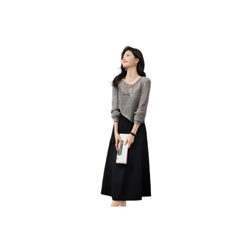 XINFEIYU Two Piece Skirt Sets Women's
