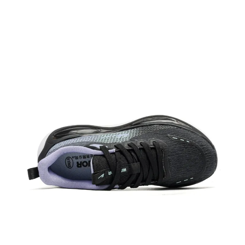 Warrior Cushioned Slip-Resistant Breathable Low-Top Casual Running Shoes Women's Gothic Purple-2