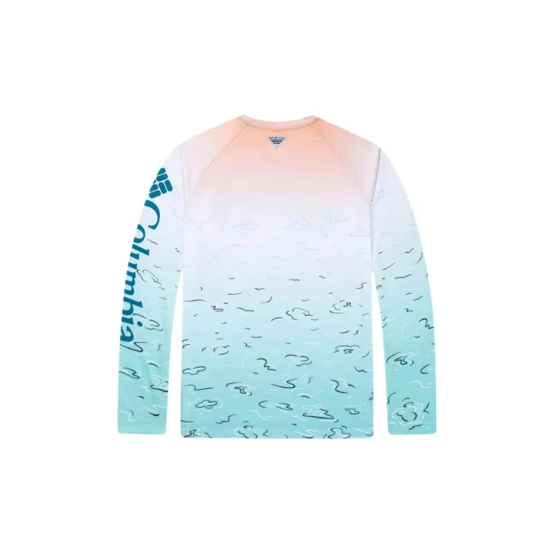 Columbia x Disney PFG T Shirt Men's Pink Blue-1