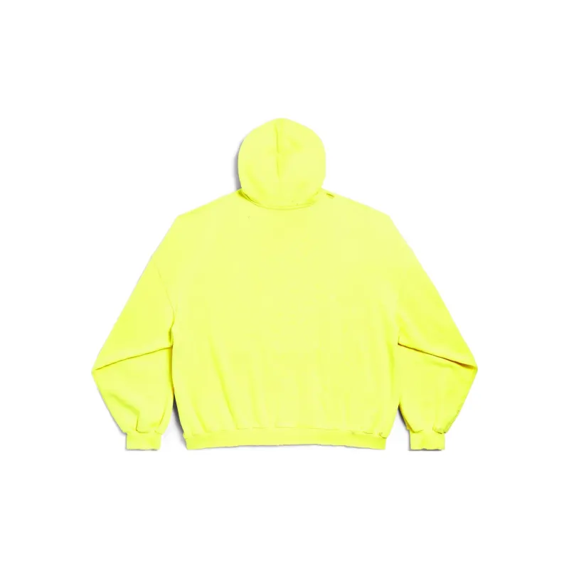 Balenciaga Sweatshirt Loose Fit Men's Neon Yellow-1