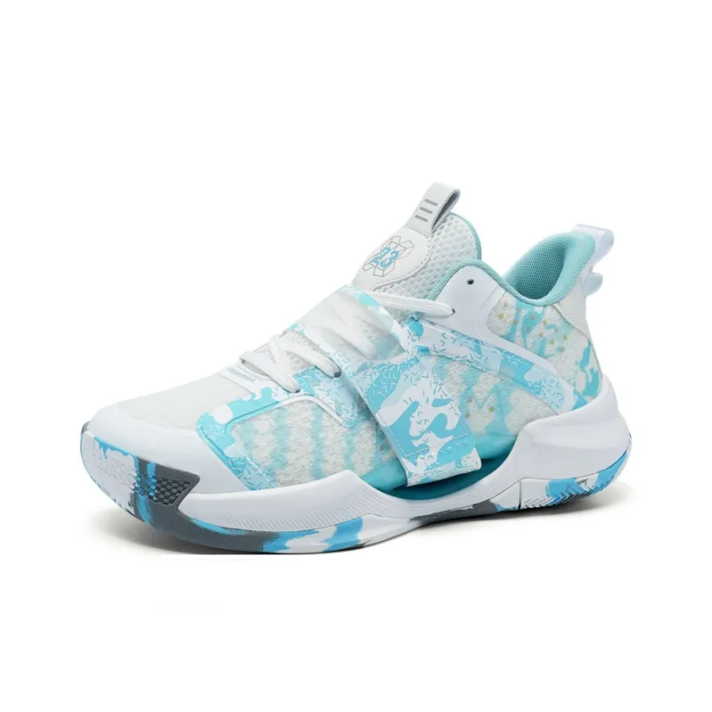Kuding Cushioned Wear-Resistant Breathable Mid-Top Basketball Shoes Unisex-11