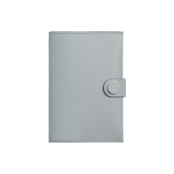 HERMES R.M.S Evercolor Calfskin Passport Holder Men's Glacier Blue