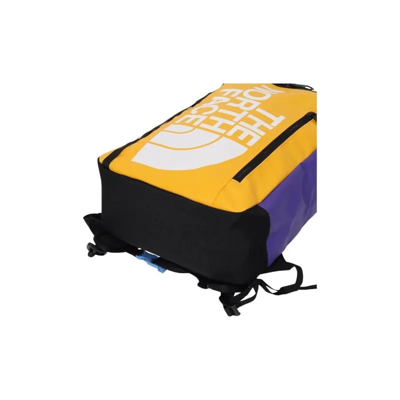 THE NORTH FACE Fabric Backpack Regular Unisex _Nsec Yellow & Purple-3