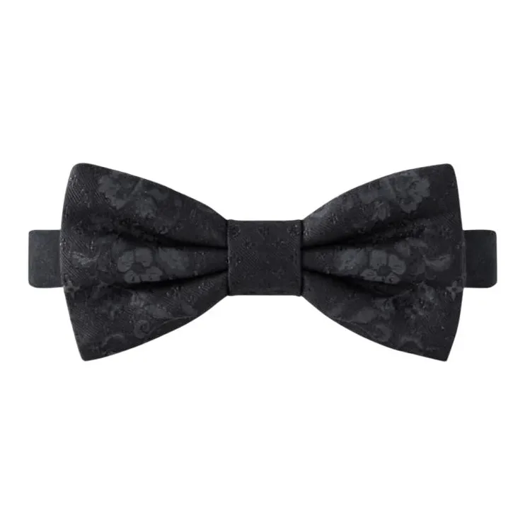 LOUIS VUITTON Mulberry Silk Ties Men's Black-0