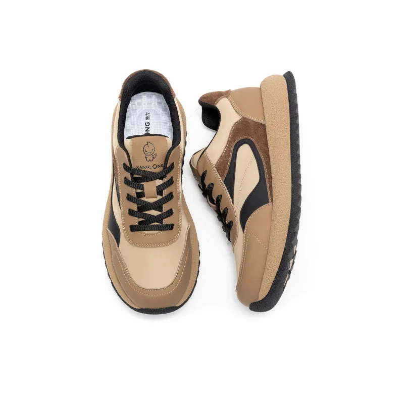 KANGLONG Anti Slip And Wear Resistant Height Increasing Low Top Casual Shoes Men's-11
