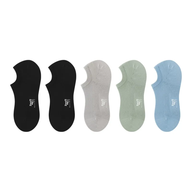 ZEROIN No Show Socks Unisex 5 Pack-66