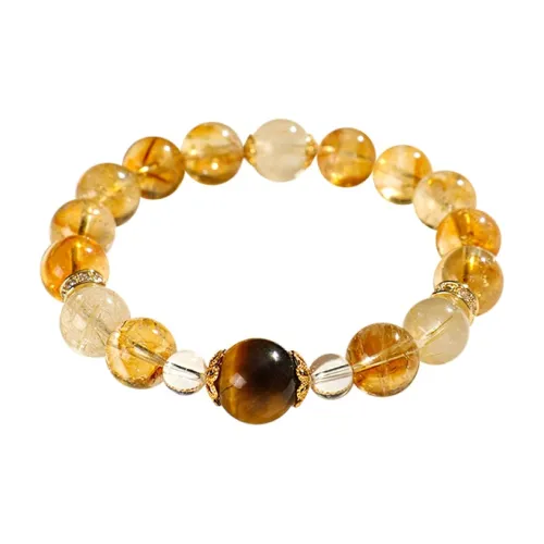 ZHOU LIU FU Red String Beaded Bracelet White Jade Womens