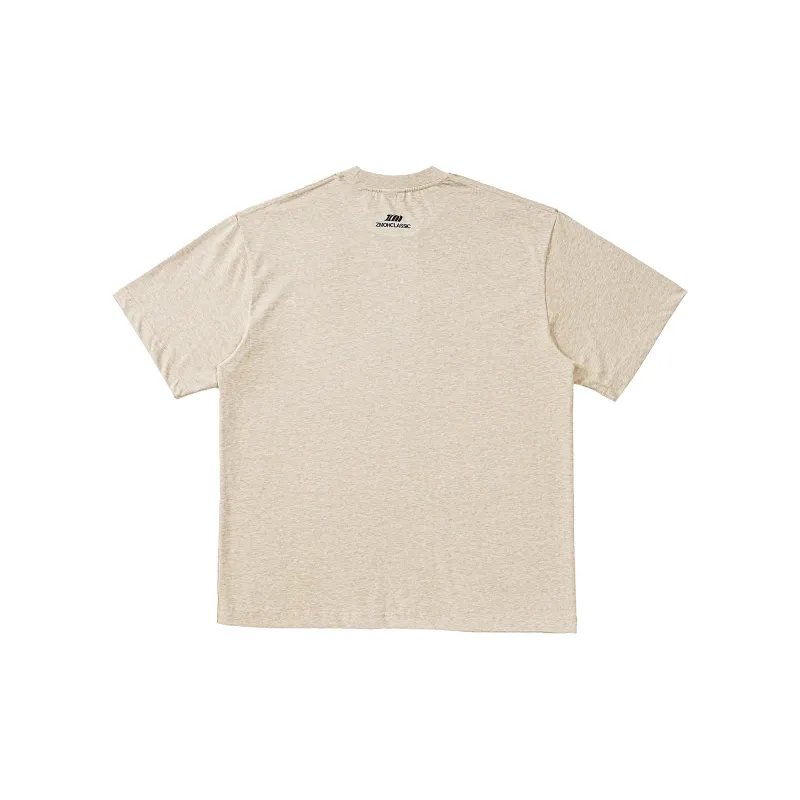 ZMOH T-Shirt Unisex Linen Brown-1