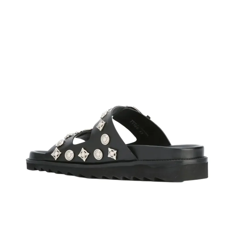 TOGA VIRILIS Slide Slippers Men's Black-3