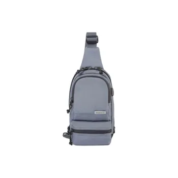 SAMSONITE Fabric Sling Bag Unisex Dark Gray