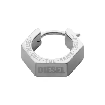 DIESEL Stainless Steel Earrings Unisex Silver