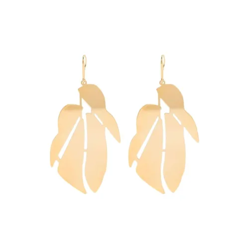 ISABEL MARANT ETOILE Leaf Dangle Earrings