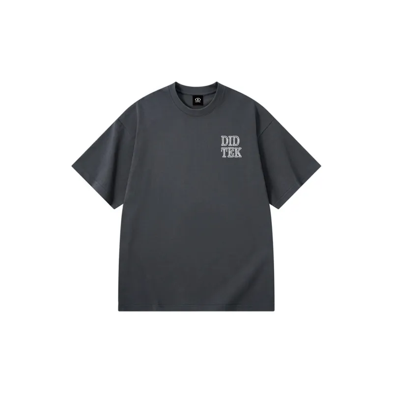 DIDTEK Drop Shoulder Sleeve Short Sleeved T Shirts Unisex-4