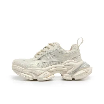 LEECAT STUDIO Slip Resistant, Abrasion Resistant, Breathable Low Top Chunky Sneakers Women's