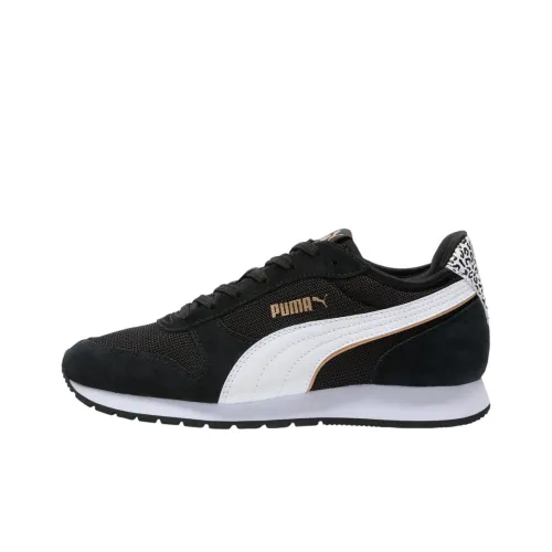 PUMA ST MILER Anti Slip Wear Resistant Low Top Casual Running Shoes Women's Black