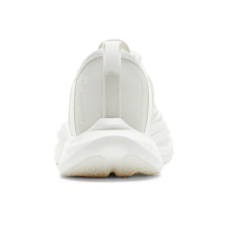 PEAK Cushioning Rebound Abrasion Resistant Breathable Anti Rollover Slip Resistant Low Top Running Shoes Men's Ivory-4