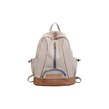 URBAN FOREST Nylon Backpack Unisex Gray/Green