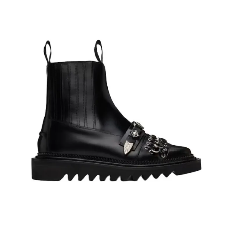 TOGA VIRILIS Chelsea Boots Men's Black-1