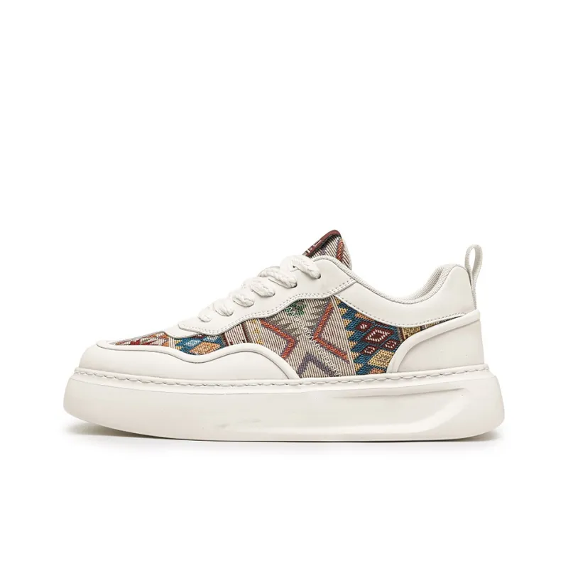 ABCIU Anti Slip Wear Resistant Low Top Skateboard Shoes Men's-5