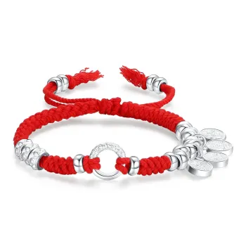 Royal Dragon Mirror 999 Fine Silver Bracelets Unisex