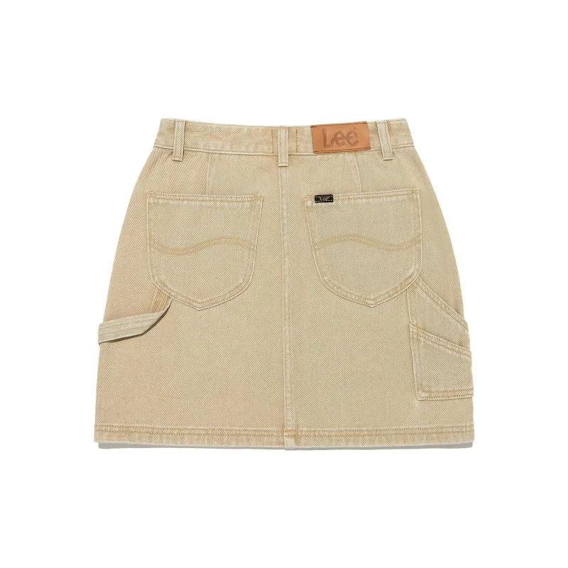 Lee Casual Short Skirts Women's Beige-1