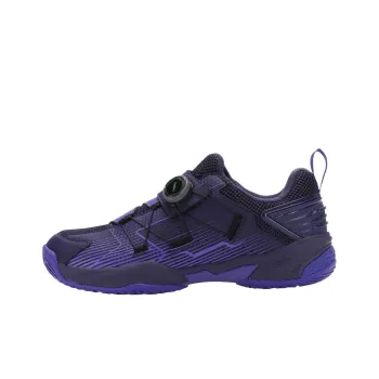 DECATHLON BS590 Anti Slip Wear Resistant Low Top Badminton Shoes Men's Black Purple