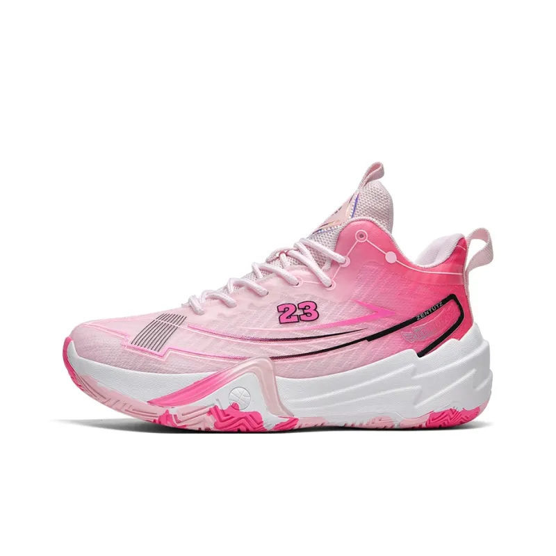 Kuding Cushioning Abrasion Resistant Breathable Mid Top Basketball Shoes Unisex-15