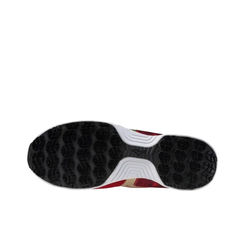 Mizuno Low-Top Training Shoes Unisex 1Red Gold-4