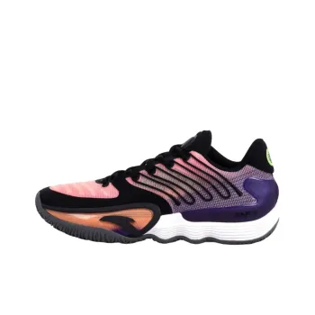 Anta Instant 2 Cushioning Wear Resistant Low Top Basketball Shoes Men's Orange Black Purple Overseas Version