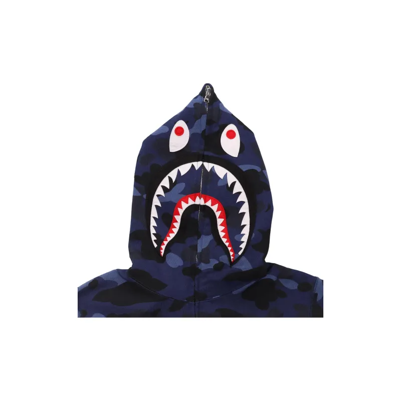 Bape Color Camo Shark Full Zip Hoodie-2