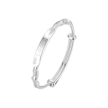 DAISY BEAUTY S999 Fine Silver Bangles Women's