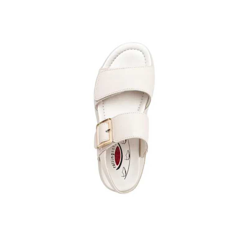 Gabor Rollingsoft Beach Sandals Women's Beige-3