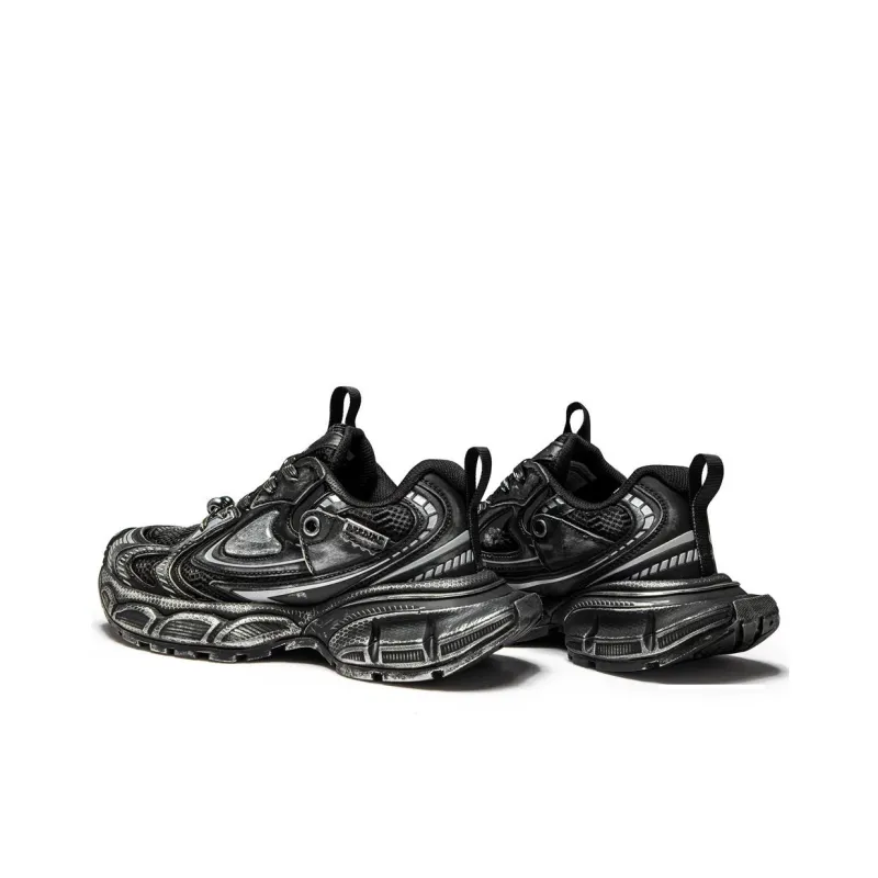 HeeDimensional Low-Top Chunky Sneakers Unisex Jazz Black-3