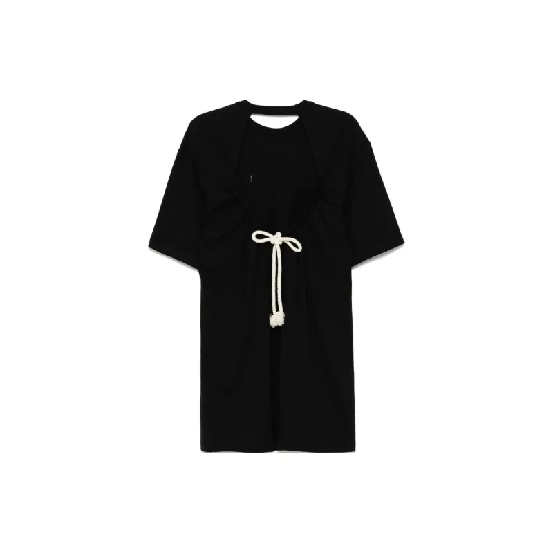 MSGM Logo embroidered Dress-1