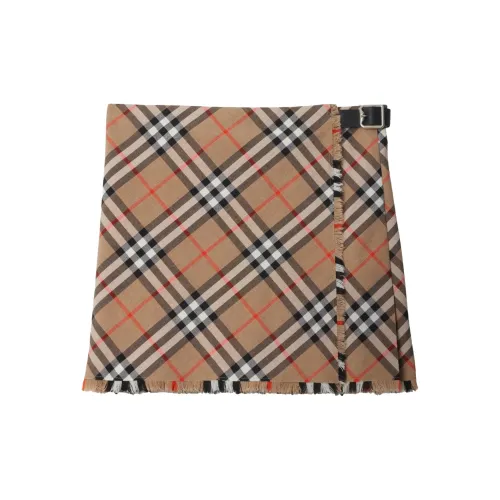 Burberry Checked Pleated Mini Skirt 'Linden'