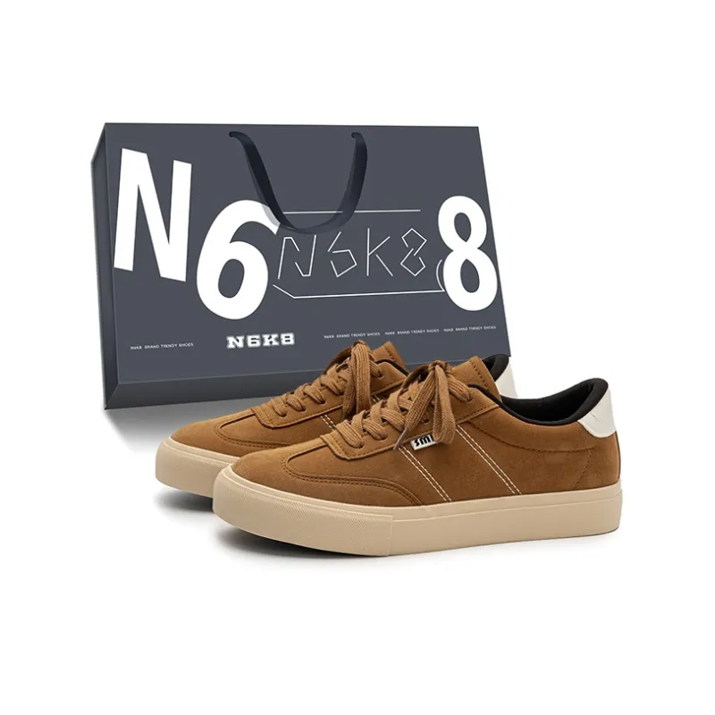 N6K8 Anti-Slip And Wear-Resistant Lightweight Low-Top Skateboard Shoes Men's-4