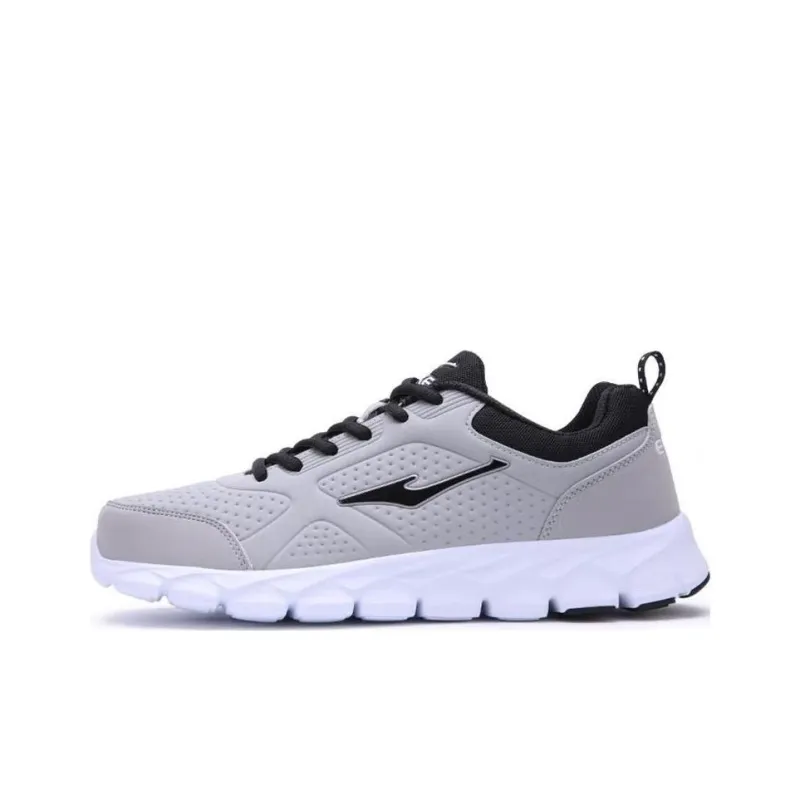 Erke Anti-Slip Wear-Resistant Low-Top Shoes Men's Gray-0