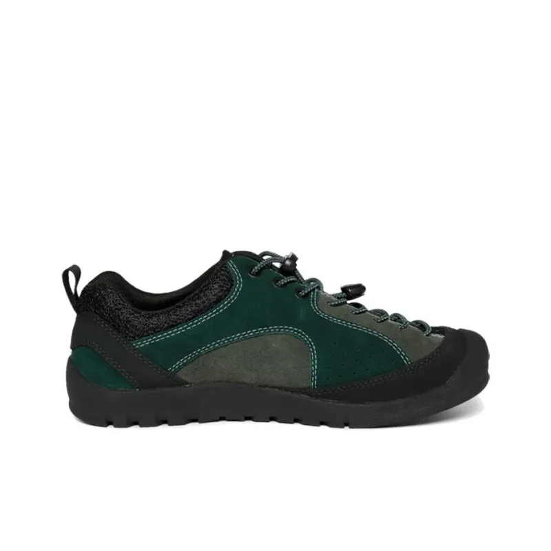 EASTLOGUE x KEEN Jasper Rocks Anti Slip Wear Resistant Low Top Hiking Shoes Women's Green Black-1