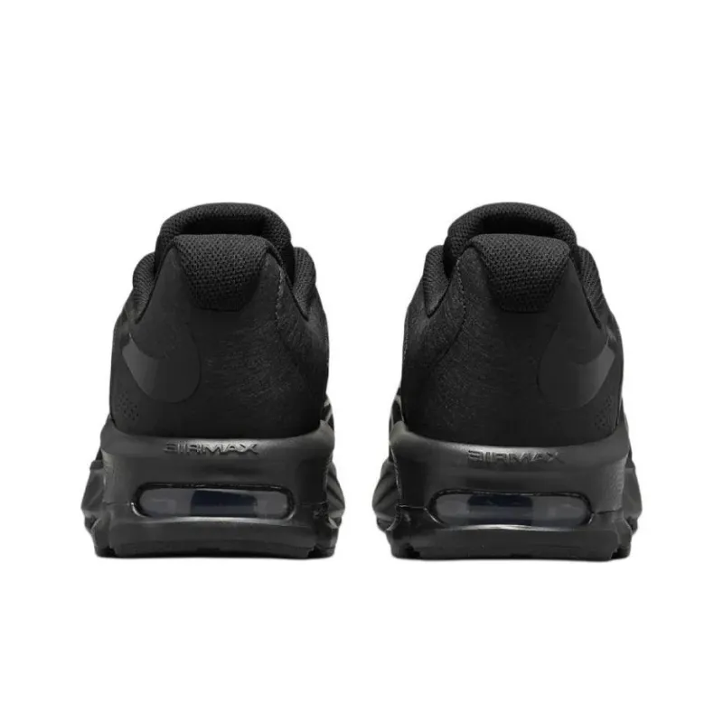 Nike Air Max Fire Anti Slip Wear Resistant Low Top Casual Shoes Unisex Black-4