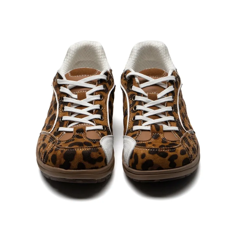 Mule Donkey Low-Top Casual Shoes Unisex Leopard Print-4