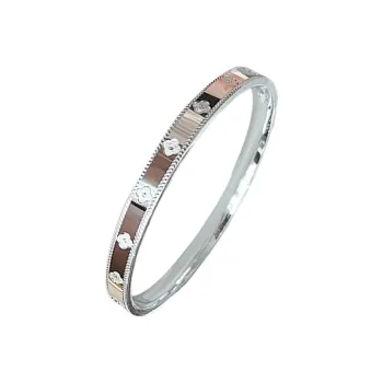 VIVIWELL 9999 Fine Silver Bangles Women's