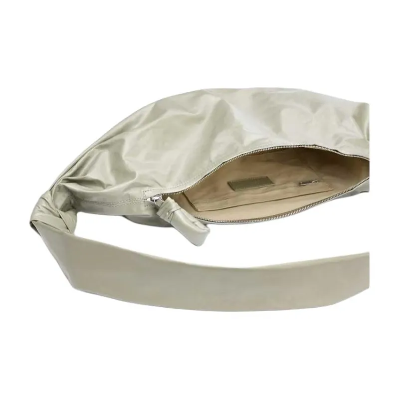 Lemaire Cow Leather Croissant Bag, Shoulder Bag, Crossbody Bag Medium Size Unisex Sage Green-2