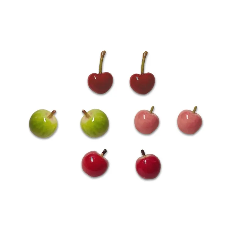 LuluCanaan Glass Stud Earrings Women's-12