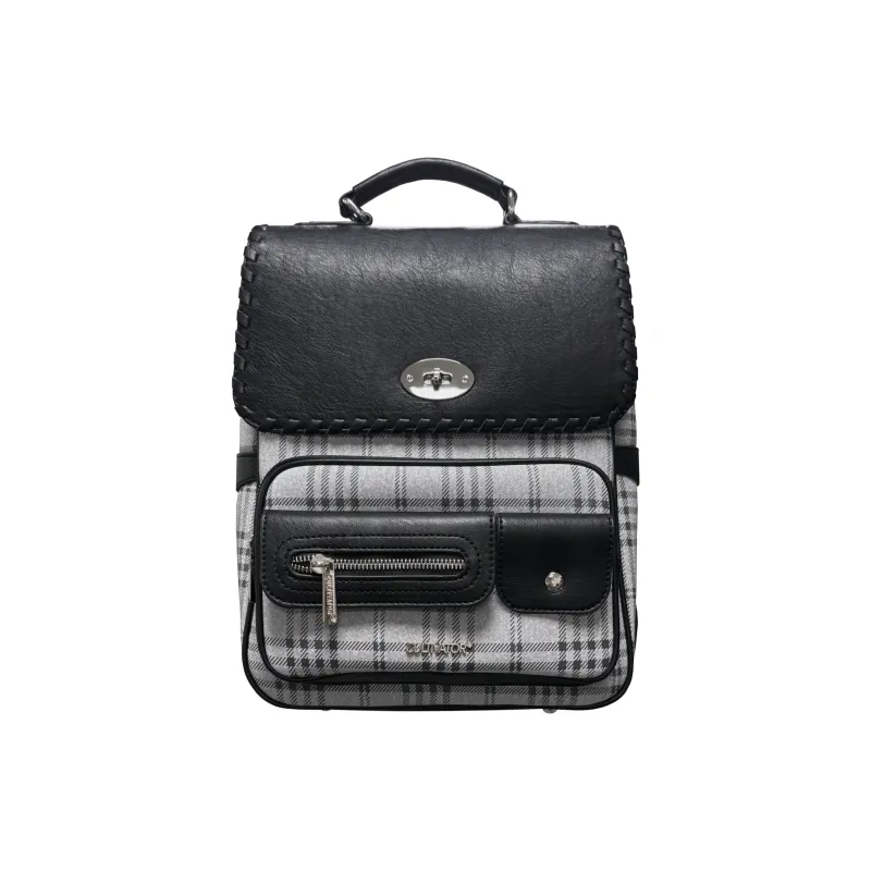CULTIVATOR PU Backpack Tubas Unisex Blue/Brown/Gray-9