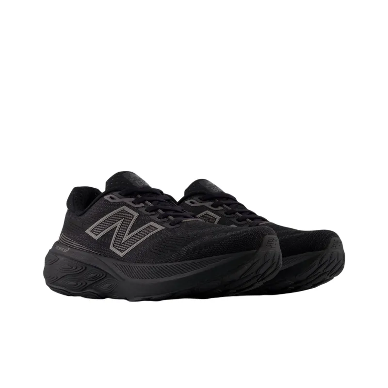 New Balance Cushioning Wear-Resistant Low-Top Casual Running Shoes Women's Black-1
