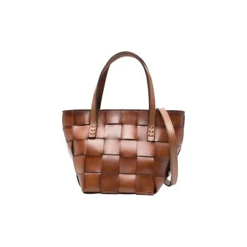 Dragon Diffusion Leather Tote Bag Shopping Bag Shoulder Bag Crossbody Bag Handbag Mini Women's Caramel Umber