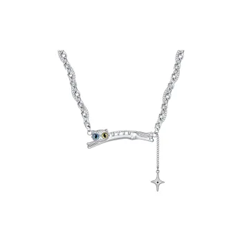 PEACE & CAT Titanium Steel Necklaces Unisex
